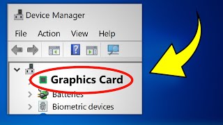 How to Fix Graphics Card Not Showing Up device Manager on Windows 10 [upl. by Lunetta237]