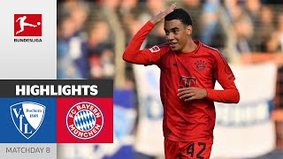 Kane Musiala And Co Shine  VfL Bochum  FC Bayern München  Highlights  MD 8 Bundesliga 2425 [upl. by Iphlgenia]