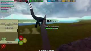 Dino Battles Barosaurus Vs Breviparopus Dinosaur Simulator [upl. by Dardani]