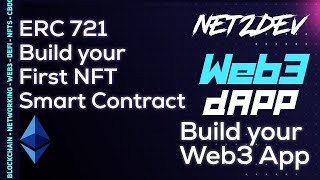 Build your first Web3 dApp  Part5 Build your first NFT Smart Contract [upl. by Idnew]