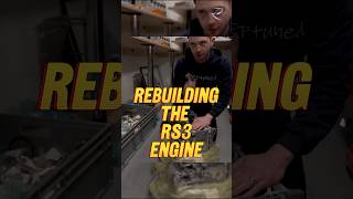 Rebuilding the RS3 engine audi audirs3 rs3 engine broken fail [upl. by Elocal]