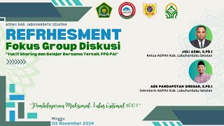 Refreshment  FGD PPG PAI Labusel Sesi Pagi [upl. by Ifen81]