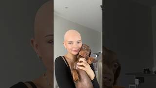 The oil went in my eye grwm wigs trending shortsviral makeup transition bald hairloss [upl. by Onitnas575]