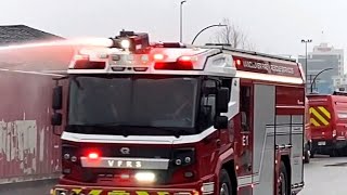 Canadas first electric fire truck unveiled in Vancouver [upl. by Ailam272]