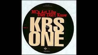 KRS One ‎– MCs Act Like They Dont Know Instrumental [upl. by Madelina]