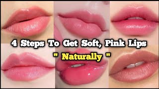 How to Get Pink Lips Naturally at Home  Easy DIY Tips for Soft Pink Lips [upl. by Halyk]