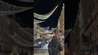 Regent street Christmas lights [upl. by Moir]