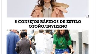 5 Consejos de estilo para el otoño [upl. by Acceber]