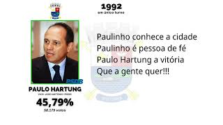 Jingle Paulo Hartung  Prefeito VitóriaES Eleições 1992 Legendado [upl. by Gassman]