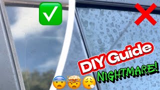 How to Remove Water Spots From Car Windows [upl. by Loats]