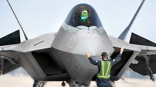 US F22 Pilot Scarily Flips His 350 Million Jet Upside Down After Takeoff [upl. by Renba]