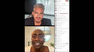 Adam Lambert amp VINCINT Live IG with Comments  quotAnother Loverquot Chat 20240517 [upl. by Oirazan]