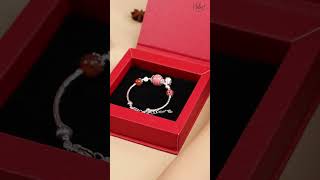 How to wear your Rhodochrosite Bracelet HC993603 Product Review [upl. by Leahcin]