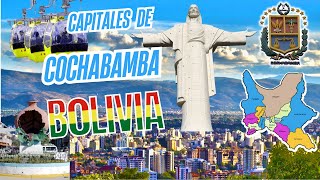 ¿Cuáles son las Provincias y Capitales de Cochabamba  Bolivia 🇧🇴  Geografia [upl. by Pembroke]