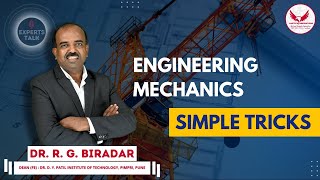 Simple tricks for Engineering Mechanics by DrRGBiradar  First year Engineering labtech [upl. by Annauj]