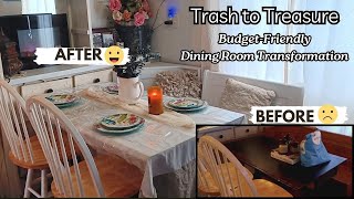 Dining Room Makeover on a Budget  DIY Transformations amp Cozy Decor Ideas [upl. by Siednarb]