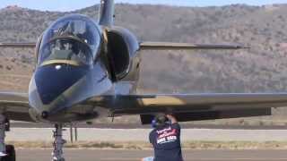 Reno Air Races L39 Jet Emergency GearUp Landing [upl. by Maril]