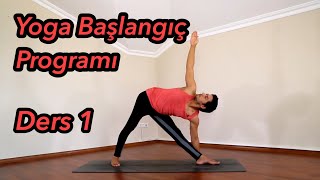 Yoga Başlangıç Programı Ders 1 [upl. by Yasmin]