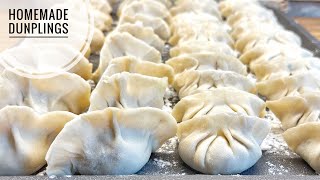 Homemade Dumplings From Scratch  Cabbage Dumplings [upl. by Forester251]