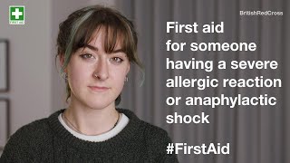 First aid for severe allergic reactions  First aid training online  British Red Cross [upl. by Stephannie]