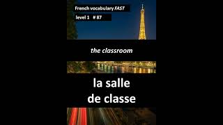 THE CLASSROOM  LA SALLE DE CLASSE french [upl. by Kathrine]