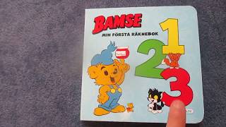 Bamse räknebok med siffror  Uppläsning av barnbok [upl. by Eugaet763]