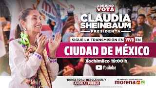 Claudia Sheinbaum En Vivo Mitin en Xochimilco Ciudad de México [upl. by Hardunn]