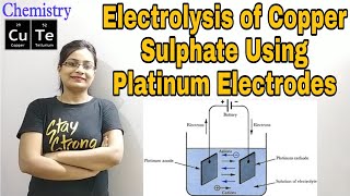 DG Pathshala Electrolysis of CuSO4 Using Platinum ElectrodesClass10 ICSECBSE Chemistry Boards [upl. by Lemmor]