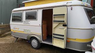 Eriba Troll 430 Caravan awnings ready to use from Kool Classics [upl. by Enial607]