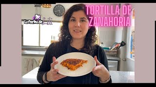 Tortilla de Zanahoria 🥕  ¿Quién dijo que las zanahorias eran fomes 🤔✨ [upl. by Ielirol]