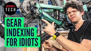 How To Set Up And Adjust Your Rear Mech  Gear Indexing Basics [upl. by Nekcarb943]