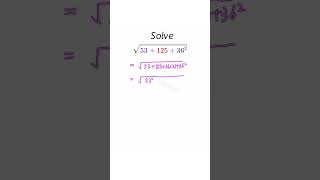 √53125362 Can you solve it  maths howtosolvemathspuzzles learningmathematics [upl. by Eilrak]