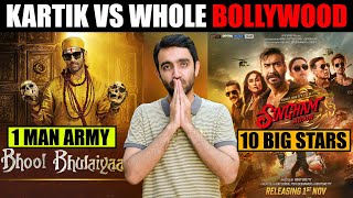 Kartik Aaryan Vs Whole Bollywood  Singham Again Vs Bhool Bhulaiyaa 3  Bhool Bhulaiyaa 3 Trailer [upl. by Conti]