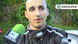 Kubica wins Rally Ronde Gomitolo di Lana in Italy  Passages and Interview ENG [upl. by Dorrej]