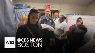 Boston voters wait in long lines after some polling locations run out of ballots [upl. by Anirok]