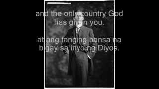 Manuel Quezon Speech  Message to my People with Tagalog Translation [upl. by Hebrew684]