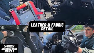 Car Interior Fabric amp Leather Detail  Vax Spotwash [upl. by Blayze]