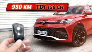 Essai Volkswagen Tiguan Rline TDI 150 vive le Diesel [upl. by Anirehs]