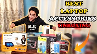 Must Have LAPTOP ACCESSORIES  7 ITEMS UNBOXING amp REVIEW [upl. by Lena]