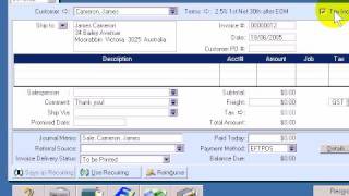 MYOB Training Courses  502102  MYOB Sales Screen [upl. by Thirion526]