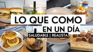 Lo que como en un dia saludable [upl. by Rance]