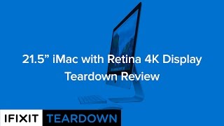 215quot iMac with 4k Retina Display Teardown Review [upl. by Ainnat149]