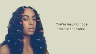 SOLANGE  WEARY OFFICIAL LYRICS [upl. by Dedra177]