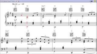 Time To Say Goodbye  Piano Sheet Music Teaser [upl. by Atener]