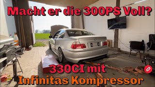 BMW 330CI Infinitas Kompressor auf dem Prüfstand  RRG Racing [upl. by Gazzo400]