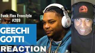 FIRST TIME LISTENING Geechi Gotti quotFunk Flex Freestyle 209quot feat LI The Mayor REACTION [upl. by Aned]