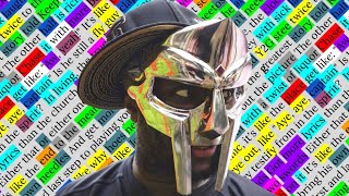 MF DOOM Accordion  Rhyme Scheme Highlightrd [upl. by Asetal]