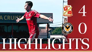 Extended Highlights Swindon Town vs Newport County [upl. by Aenyl]