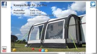 a2zcampingcouk present the all new Kampa Rally 330 Air Pro caravan awning [upl. by Valtin]