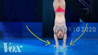 How Olympic divers make the perfect tiny splash [upl. by Armahs]